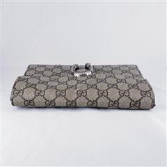Gucci 401231 Dionysus wallet on chain GG Supreme Beige Shoulder